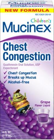 MUCINEX CHILDRENS Chest Congestion  Grape Discontinued April 1 2018